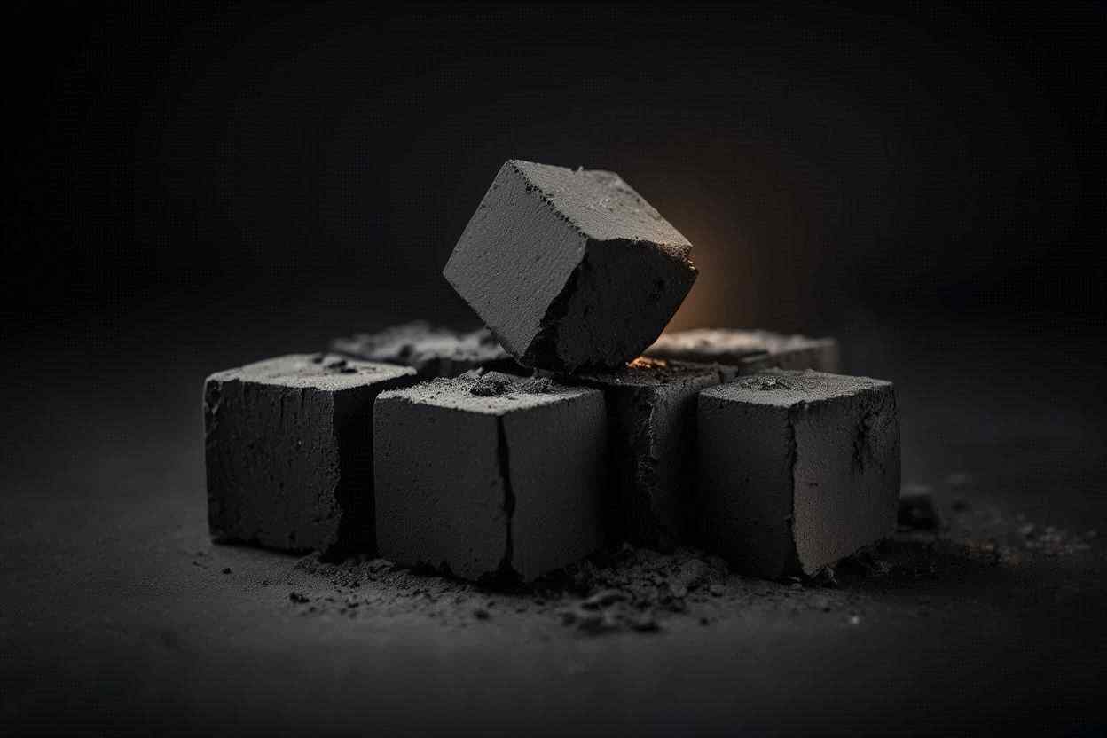 premium shisha charcoal low ash performance